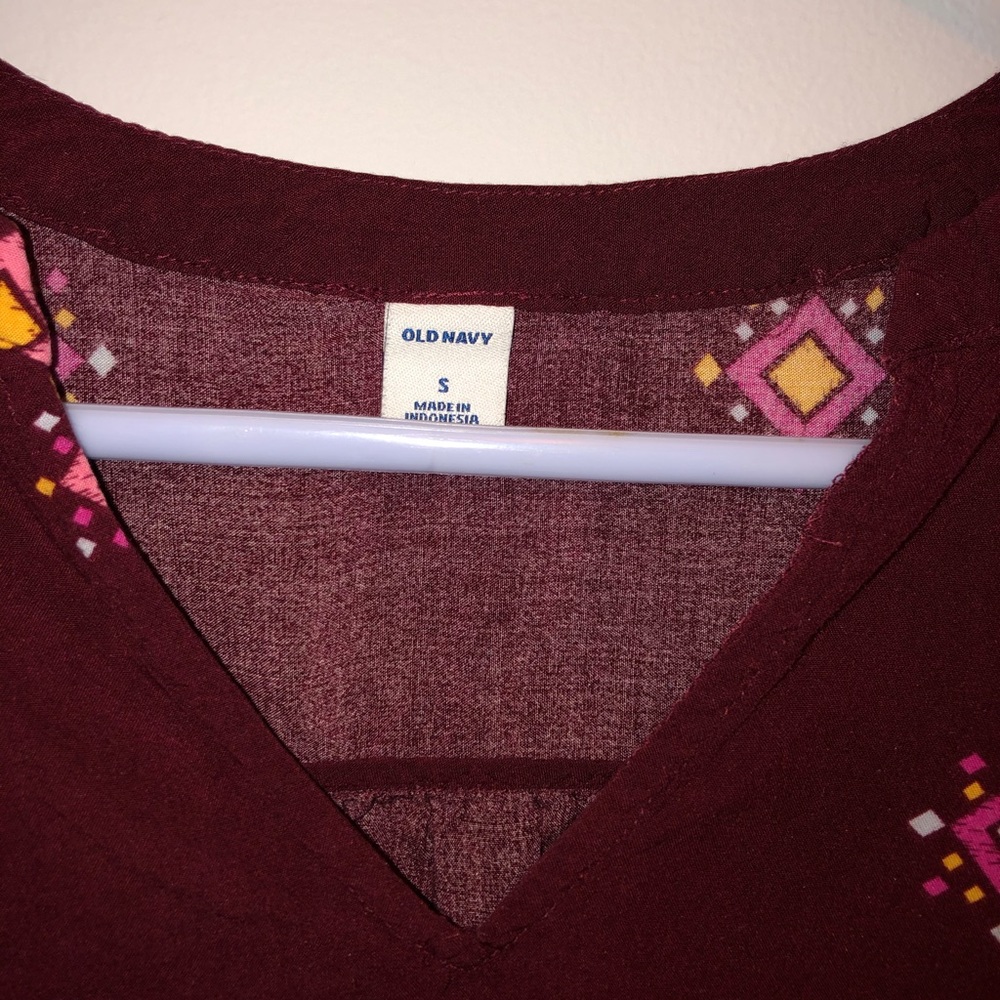 Old Navy Burgundy Tank Top